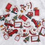  Tag Gỗ Giáng Sinh Vui Vẻ 