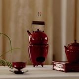  Ấm Trà Đỏ Son 