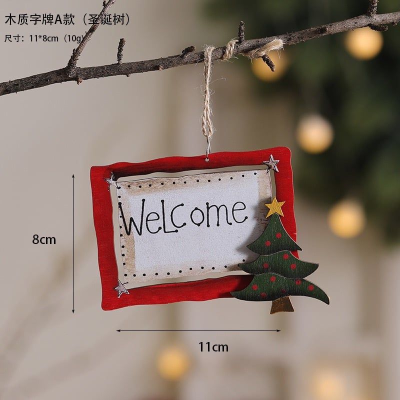  Tag Gỗ Giáng Sinh Vui Vẻ 