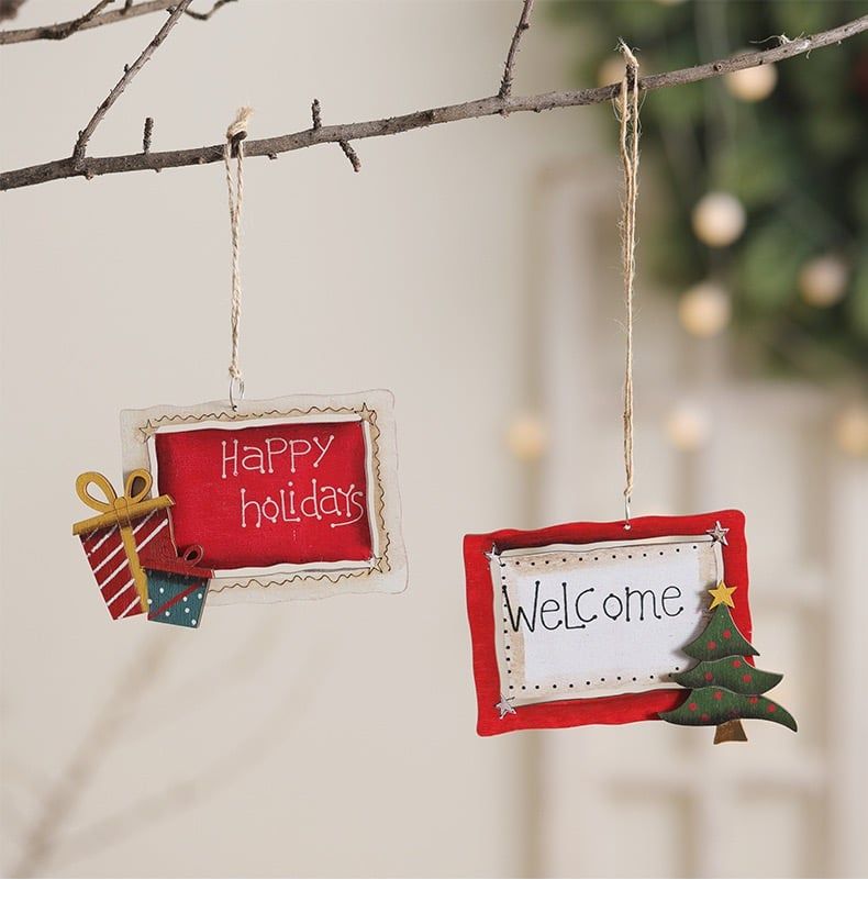  Tag Gỗ Giáng Sinh Vui Vẻ 