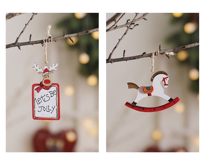  Tag Gỗ Giáng Sinh Vui Vẻ 