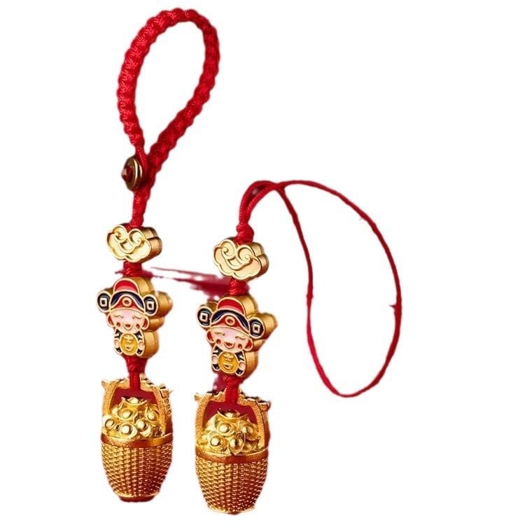  Dây Treo Thần Tài Giỏ Vàng 