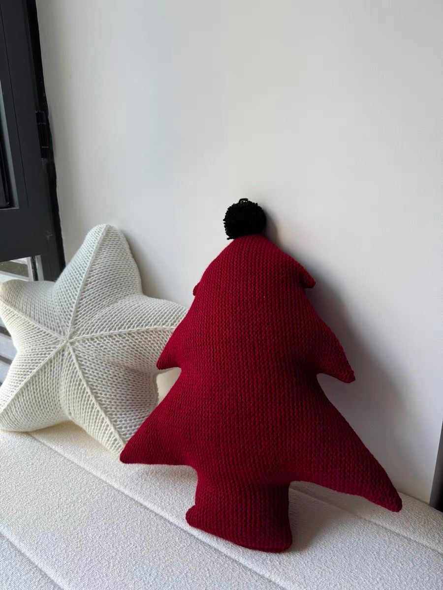  Gối Bông Ngôi Sao, Cây Thông Dệt Kim 