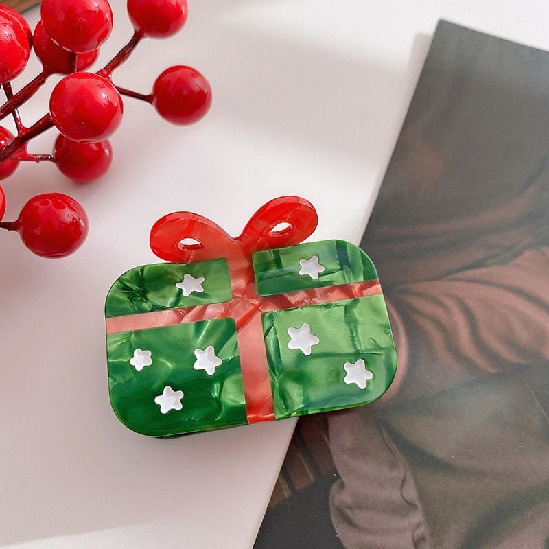  Kẹp Tóc Ngọc Trai Christmas 