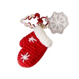  Móc Khoá Giáng Sinh Đan Len 