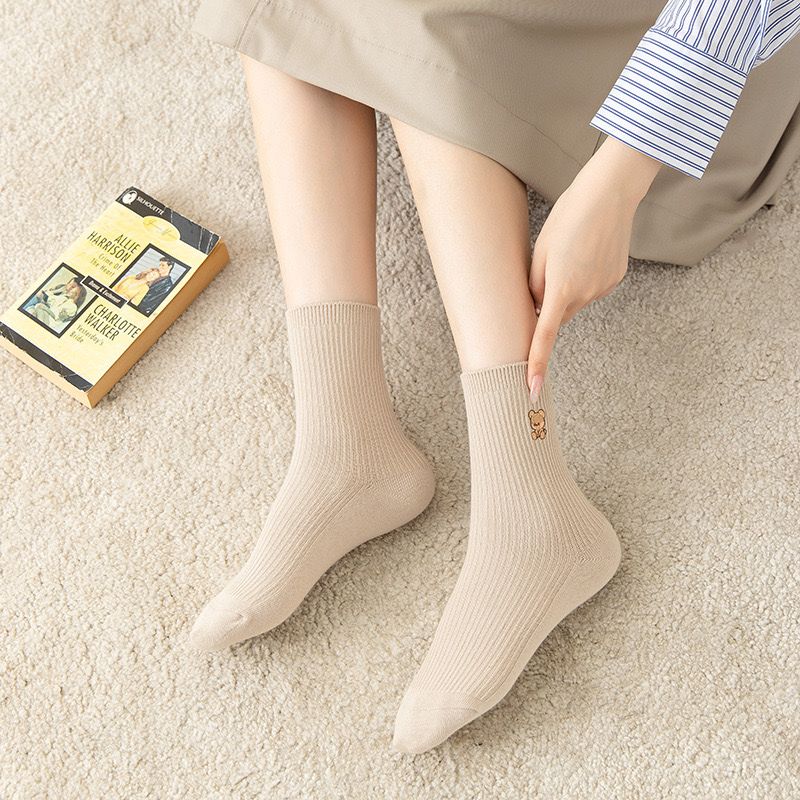  Tất Gấu Thêu Kiểu Nhật Bản 