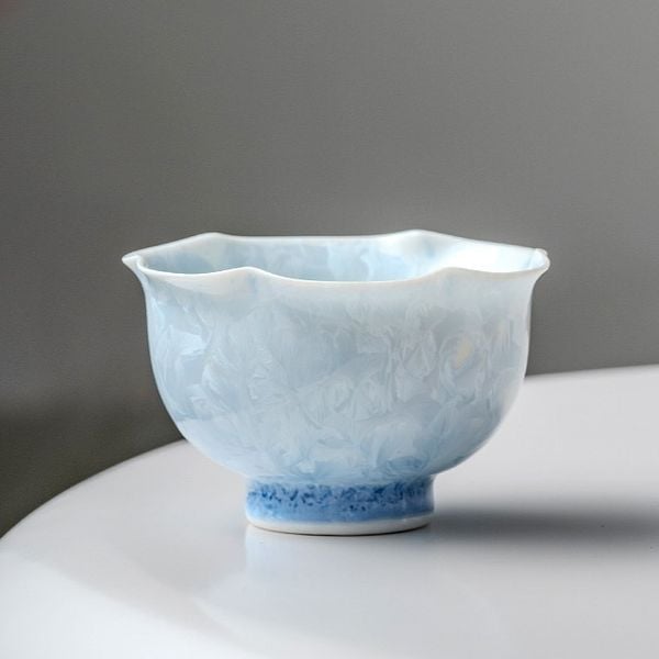  Tách Trà Hoa Vân Lam Ngọc Kèm Hộp 