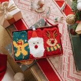  Set 3 Tất Nhung San Hô Christmas 
