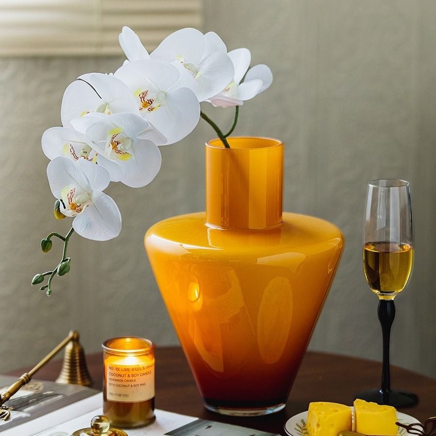  Bình Hoa Thủy Tinh Con Quay 