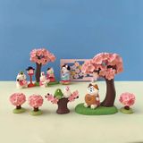  Tượng Mèo Mochi Anh Đào 