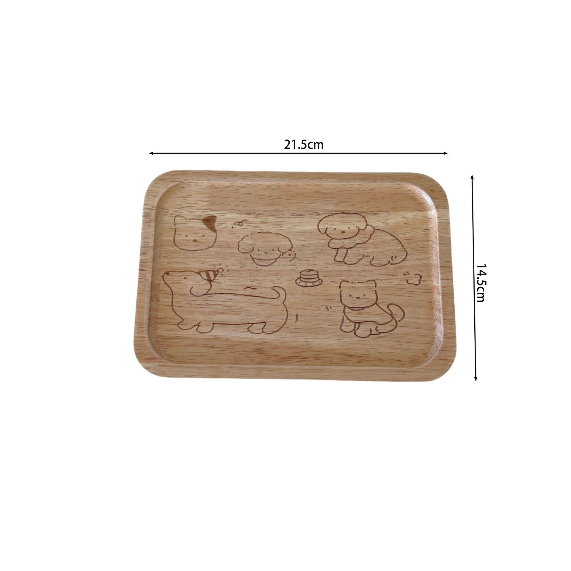  Khay Gỗ Hoạt Hình 