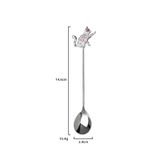  Thìa Inox Bạc Animal 