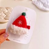  Kẹp Tóc Bông Len Giáng Sinh 