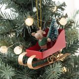  Treo Trang Trí Xmas Xe Trượt Tuyết 