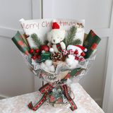  Bó Hoa Gấu Bông Giáng Sinh 