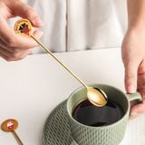  Thìa,Dĩa Giáng Sinh Gold Tròn 