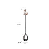  Thìa Inox Bạc Animal 