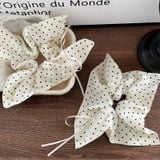  Dây Buộc Tóc Girly Chấm Bi 