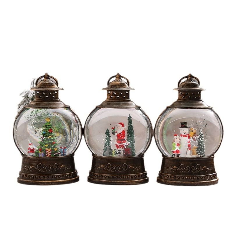  Hộp Nhạc Đèn Quả Cầu Tuyết 