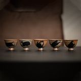  Chén Trà Gốm Mèo Mun 