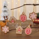  Bánh Quy Xmas Vải Treo 