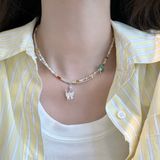  Vòng Cổ Chuỗi Ngọc Mèo Xinh 