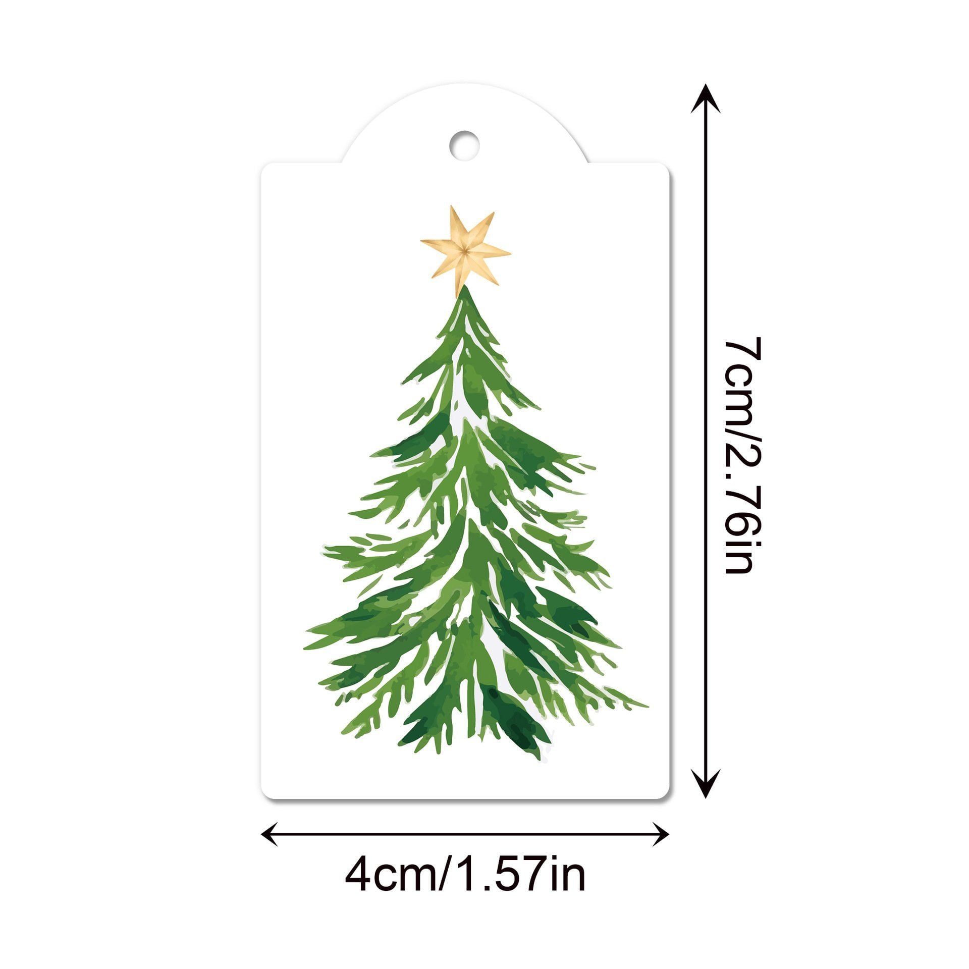  Tag Giấy Merry Christmas 