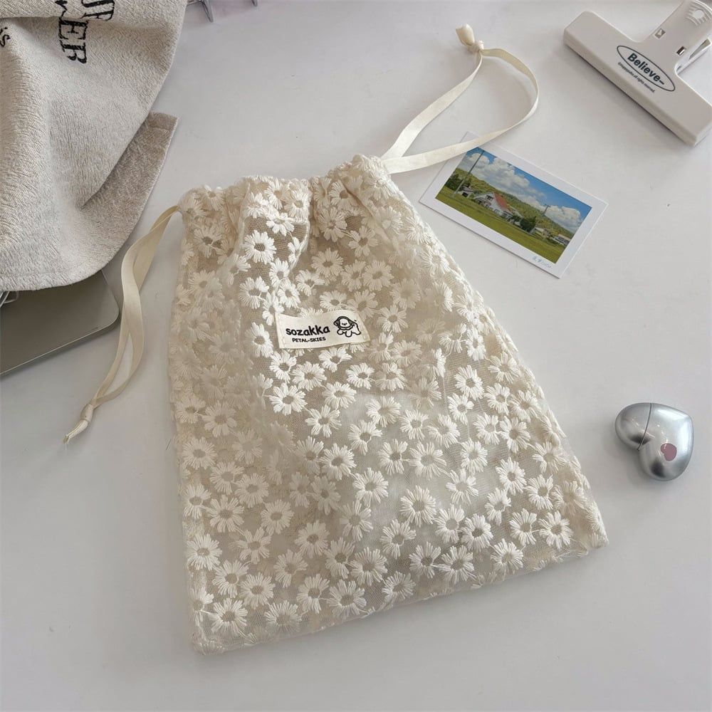  Túi Vải Lưới Hoa 