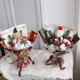  Bó Hoa Gấu Bông Giáng Sinh 