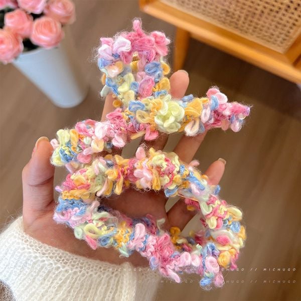  Kẹp Tóc Cotton Flower 