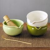  Set Pha Matcha Lá Non 
