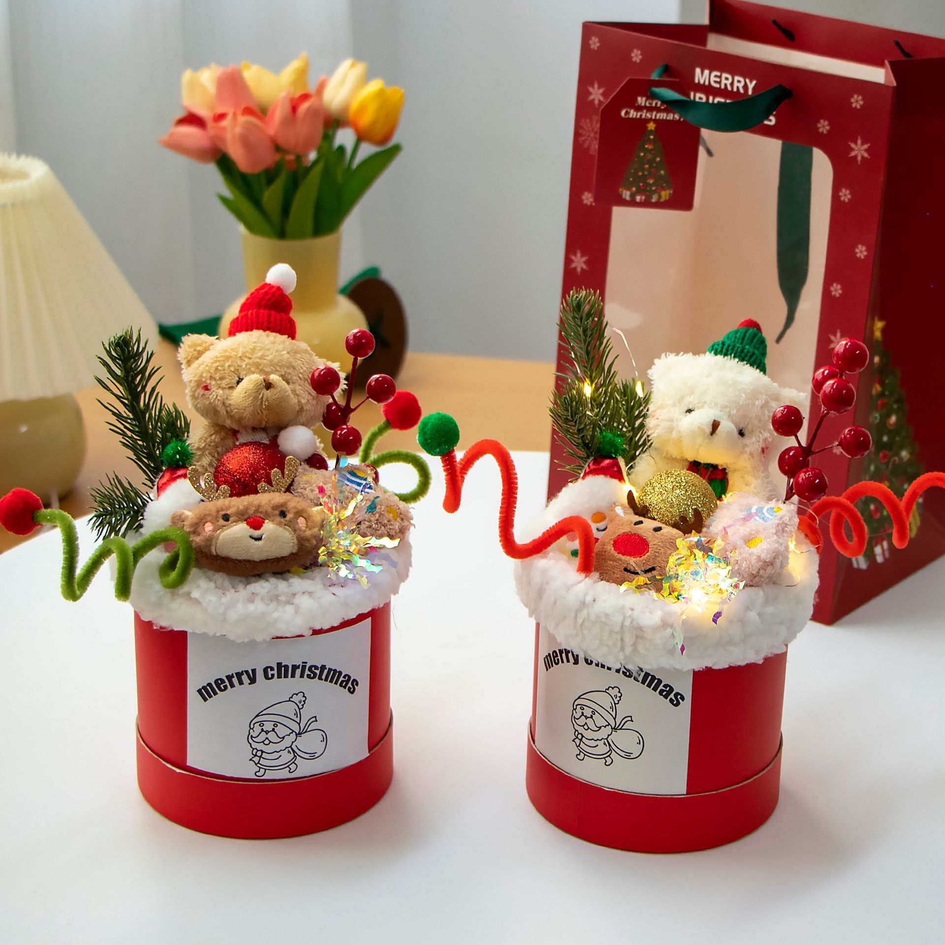  Hộp Quà Gấu Bông Merry Christmas 