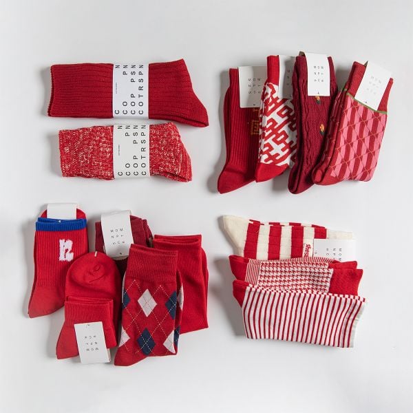  Tất Đỏ Cao Cổ 