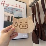  Lót Cốc Gỗ Animal 