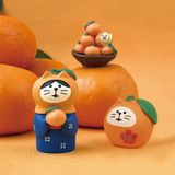  Tượng Mèo Trái Cây 
