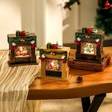  Hộp Nhạc Đèn Lò Sưởi Xmas 