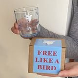  Cốc Thủy Tinh Free Like A Bird 