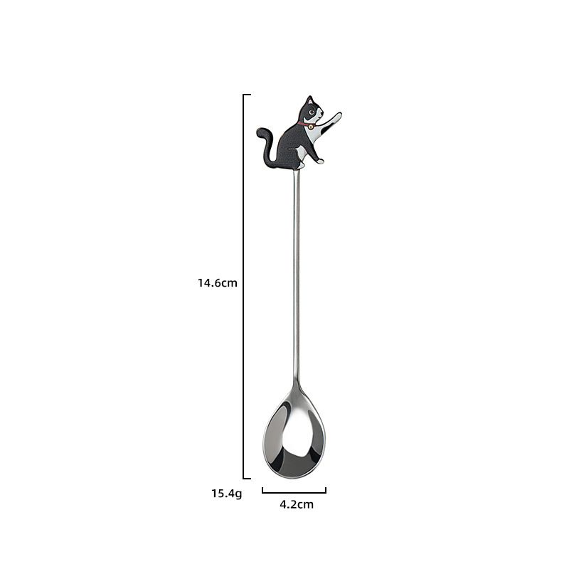  Thìa Inox Bạc Animal 