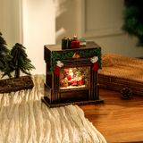  Hộp Nhạc Đèn Lò Sưởi Xmas 