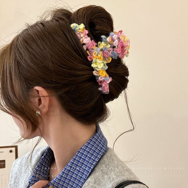  Kẹp Tóc Cotton Flower 
