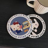  Lót Cốc Hello Kitty 