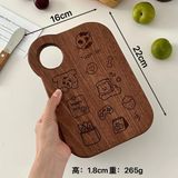  Thớt Gỗ Khắc Hoạt Hình 