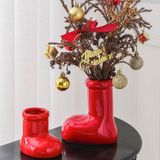  Bình Hoa Gốm Dáng Đôi Ủng 