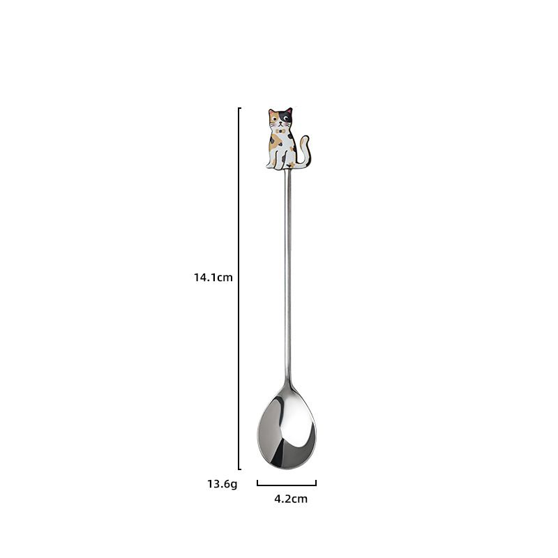  Thìa Inox Bạc Animal 