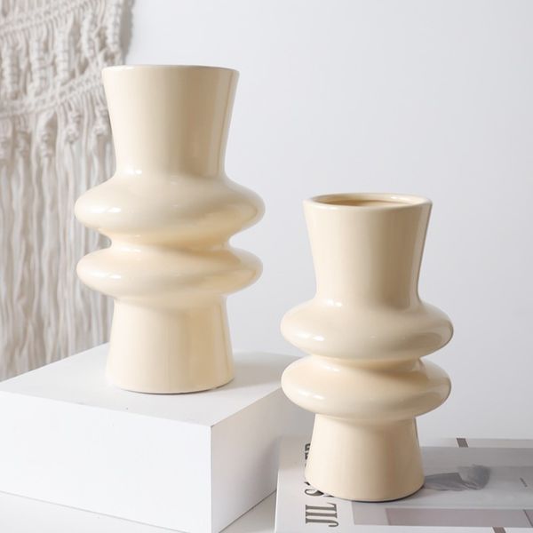  Bình Hoa Gốm Kiểu Pháp 