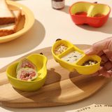  Đĩa Đựng Gia Vị Chuối 3 Ngăn 