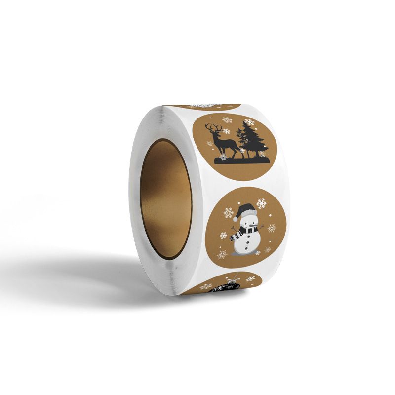  Sticker Tròn Giáng Sinh 