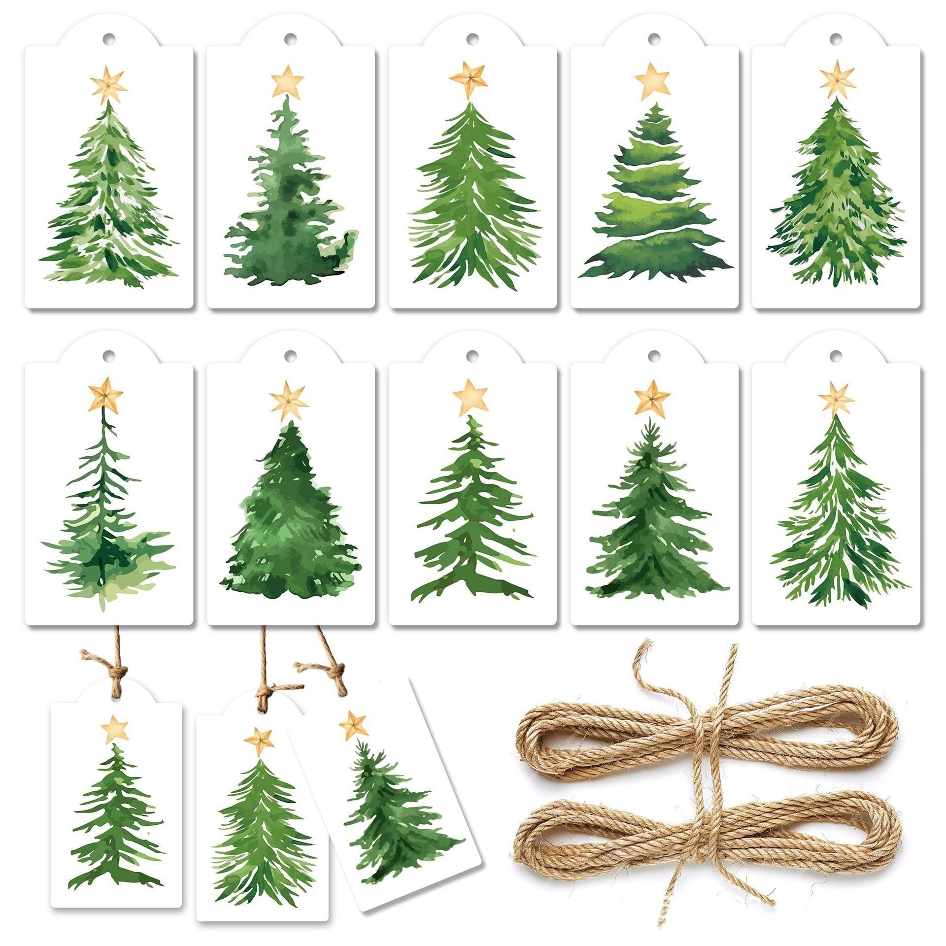  Tag Giấy Merry Christmas 