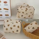  Túi Đựng Đa Năng Gấu Teddy Kẻ Sọc 