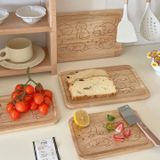  Khay Gỗ Hoạt Hình 